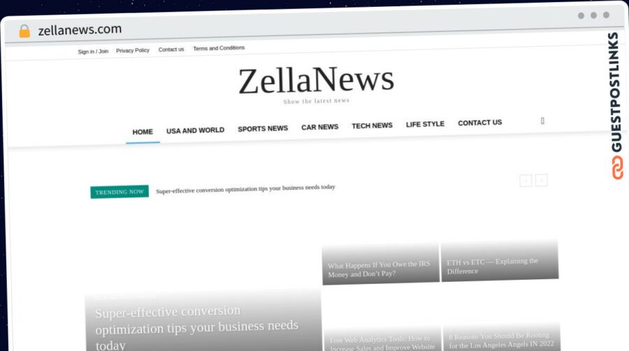 Publish Guest Post on zellanews.com