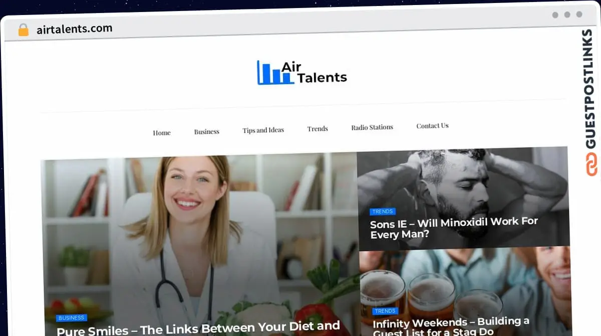 Publish Guest Post on airtalents.com