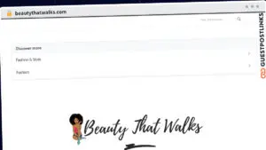 Publish Guest Post on beautythatwalks.com