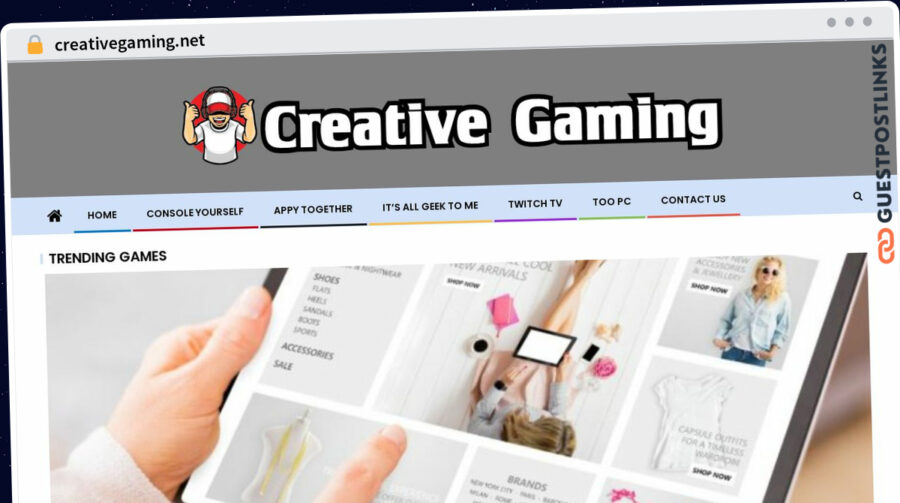 Publish Guest Post on creativegaming.net