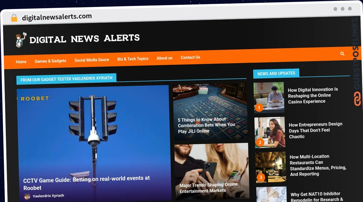Publish Guest Post on digitalnewsalerts.com