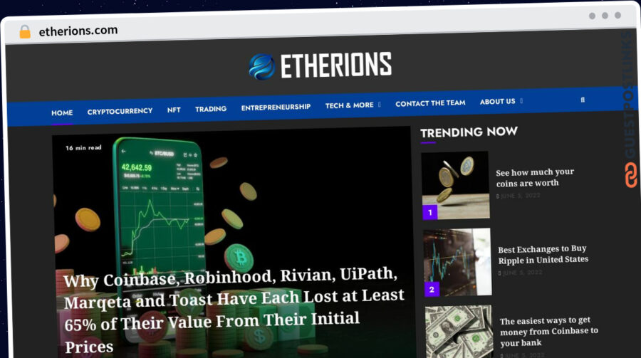 Publish Guest Post on etherions.com
