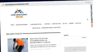 Publish Guest Post on homeimprovementwow.com