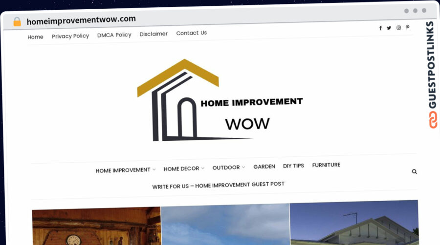 Publish Guest Post on homeimprovementwow.com