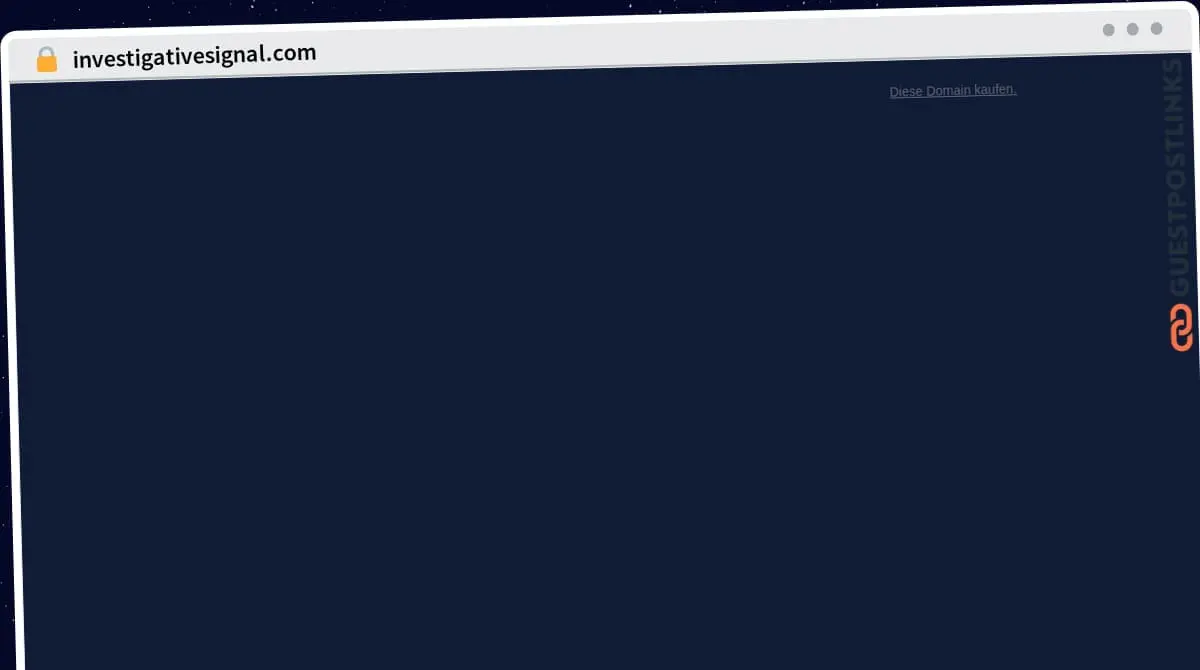 Publish Guest Post on investigativesignal.com