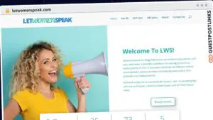 Publish Guest Post on letwomenspeak.com