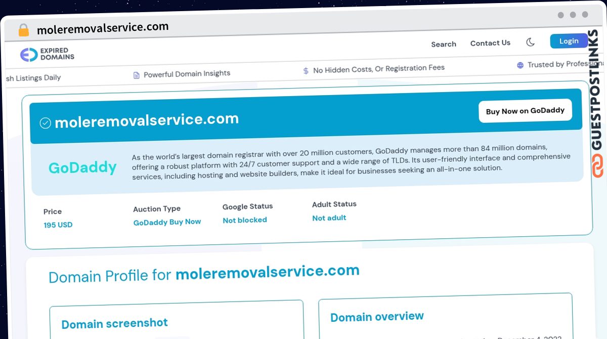 Publish Guest Post on moleremovalservice.com