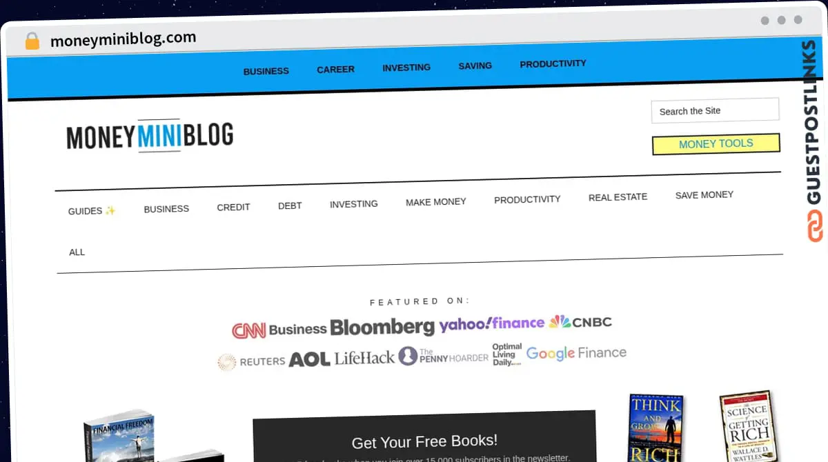 Publish Guest Post on moneyminiblog.com