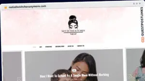 Publish Guest Post on notinthekitchenanymore.com