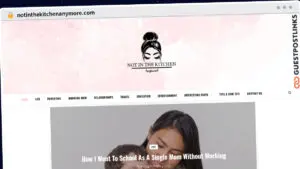Publish Guest Post on notinthekitchenanymore.com