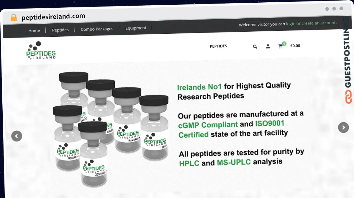 Publish Guest Post on peptidesireland.com