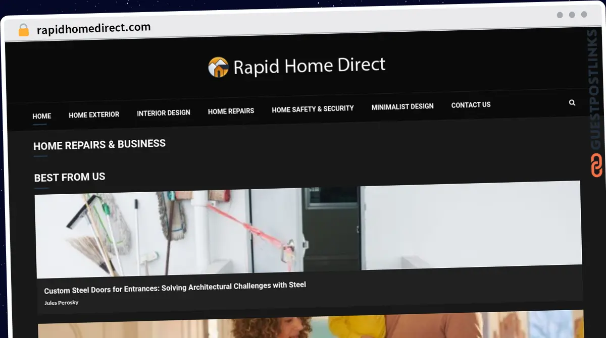 Publish Guest Post on rapidhomedirect.com