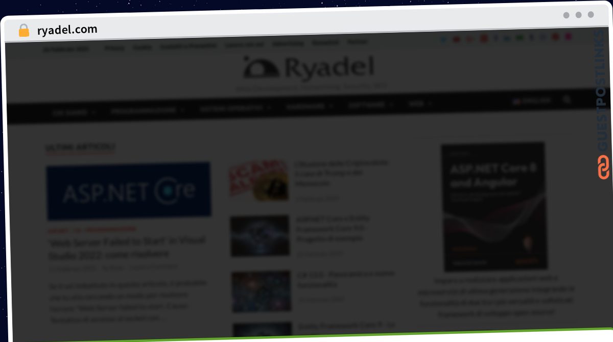 Publish Guest Post on ryadel.com