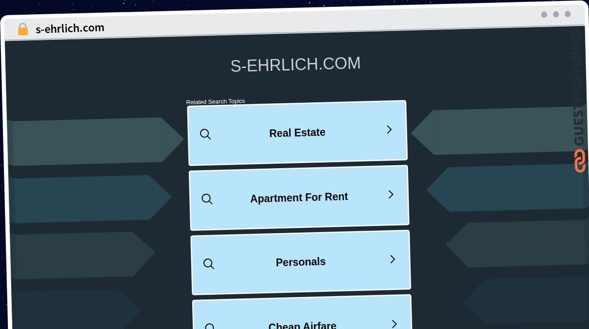 Publish Guest Post on s-ehrlich.com
