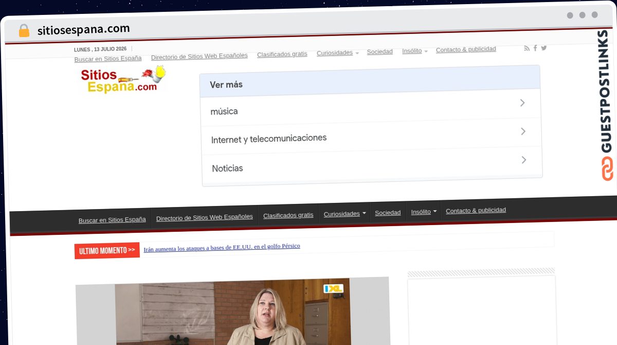 Publish Guest Post on sitiosespana.com