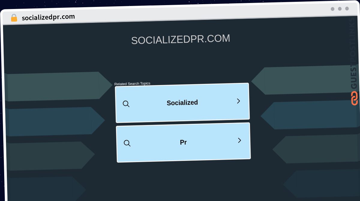 Publish Guest Post on socializedpr.com
