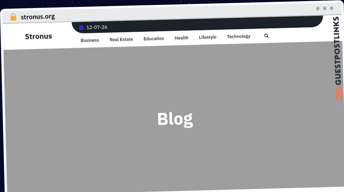 Publish Guest Post on stronus.org