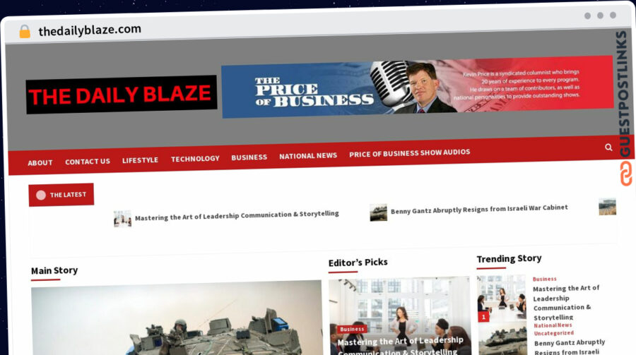 Publish Guest Post on thedailyblaze.com