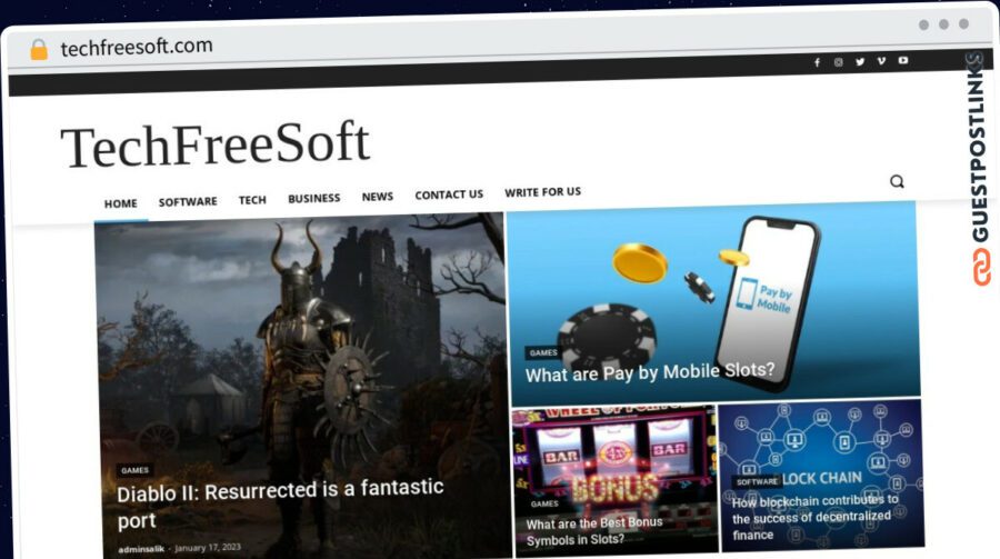 Publish Guest Post on techfreesoft.com