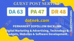 Buy Guest Post on dotnek.com