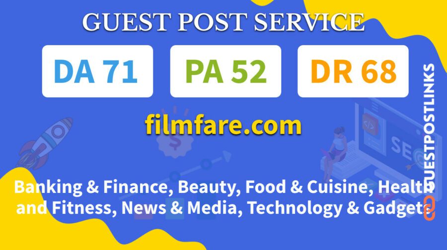 Buy Guest Post on filmfare.com