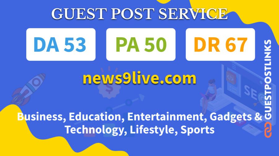 Buy Guest Post on news9live.com