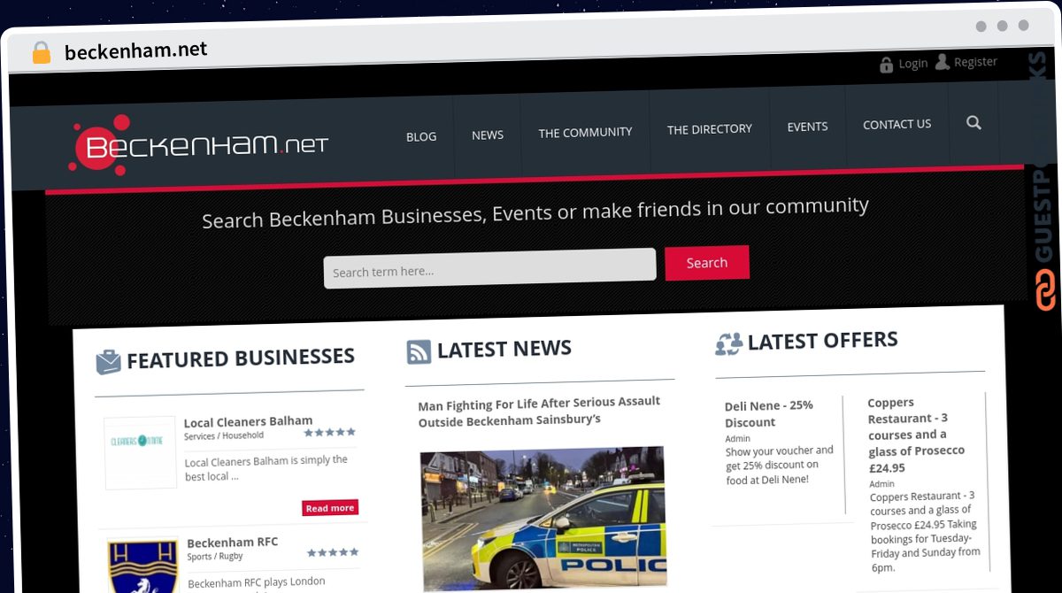 Publish Guest Post on beckenham.net