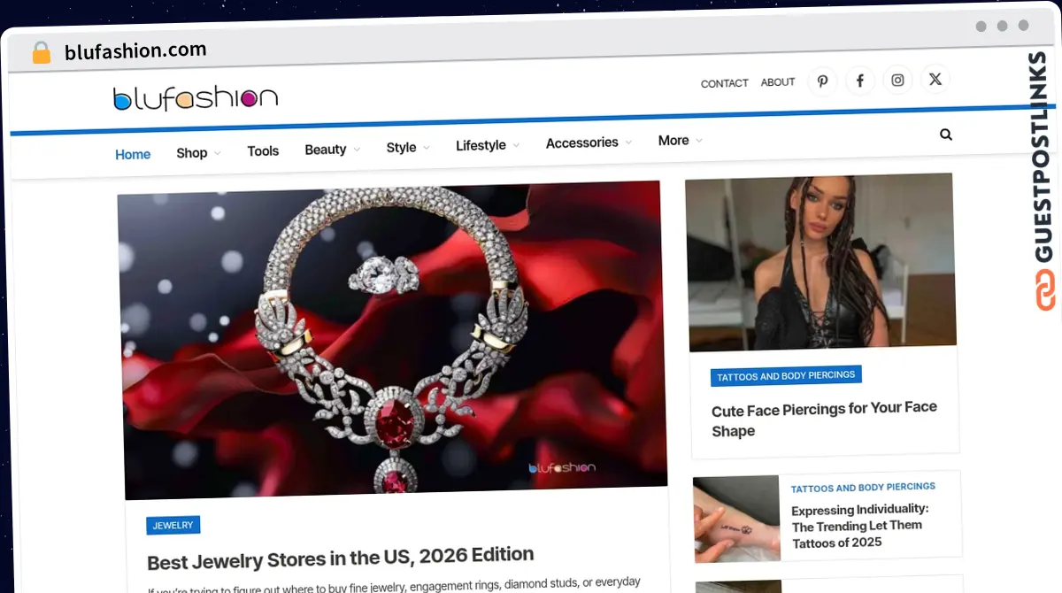 Publish Guest Post on blufashion.com