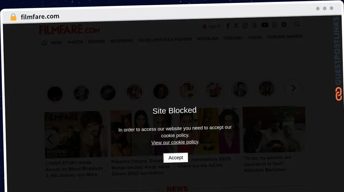 Publish Guest Post on filmfare.com