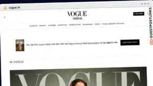 Publish Guest Post on vogue.in