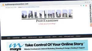 Publish Guest Post on baltimorepostexaminer.com