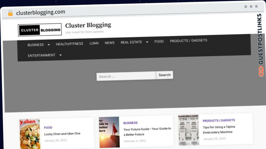 Publish Guest Post on clusterblogging.com