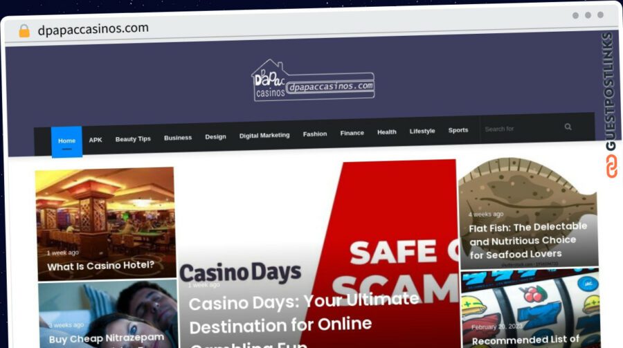 Publish Guest Post on dpapaccasinos.com