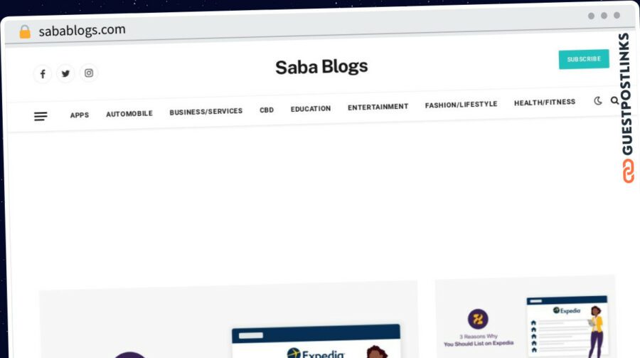 Publish Guest Post on sabablogs.com