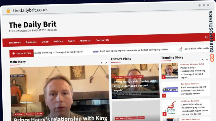 Publish Guest Post on thedailybrit.co.uk