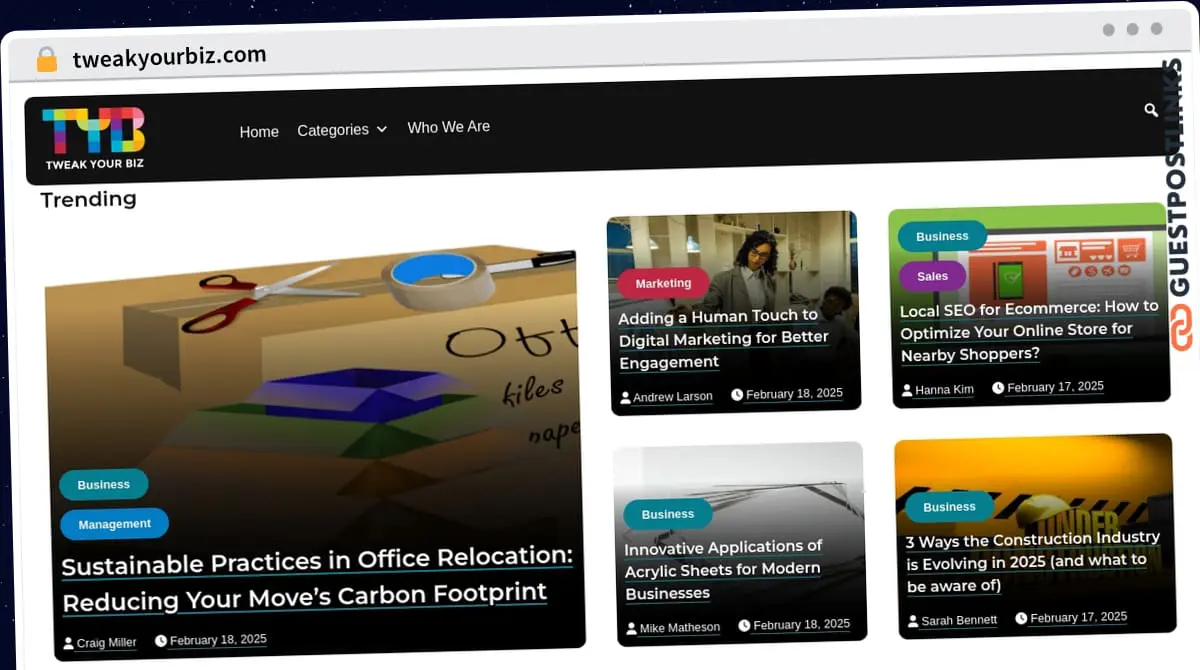 Publish Guest Post on tweakyourbiz.com