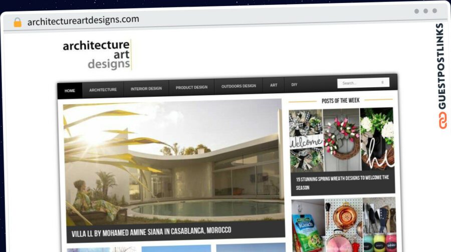 Publish Guest Post on architectureartdesigns.com