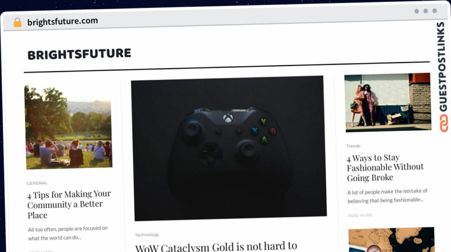 Publish Guest Post on brightsfuture.com