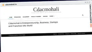 Publish Guest Post on cdacmohali.in