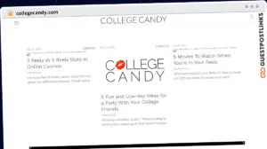 Publish Guest Post on collegecandy.com