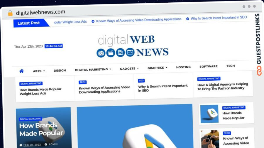 Publish Guest Post on digitalwebnews.com