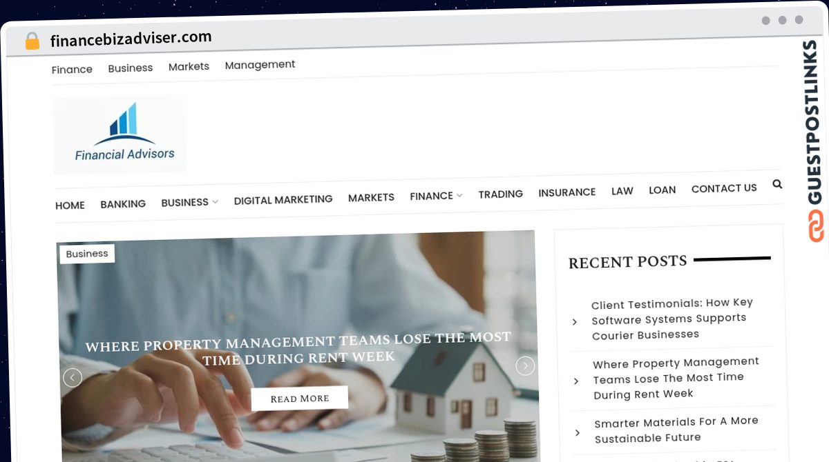 Publish Guest Post on financebizadviser.com