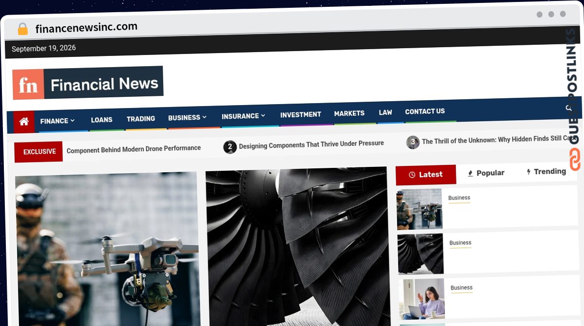Publish Guest Post on financenewsinc.com