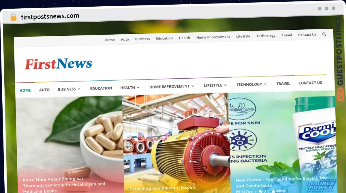 Publish Guest Post on firstpostsnews.com
