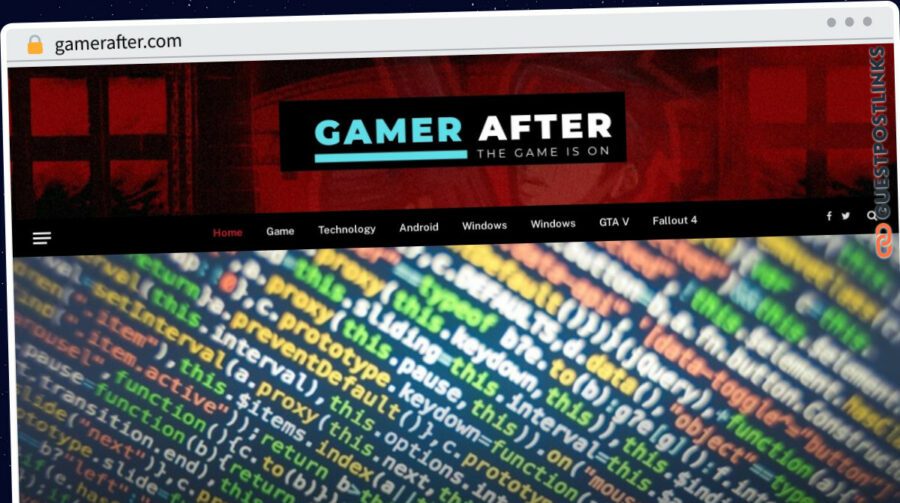 Publish Guest Post on gamerafter.com