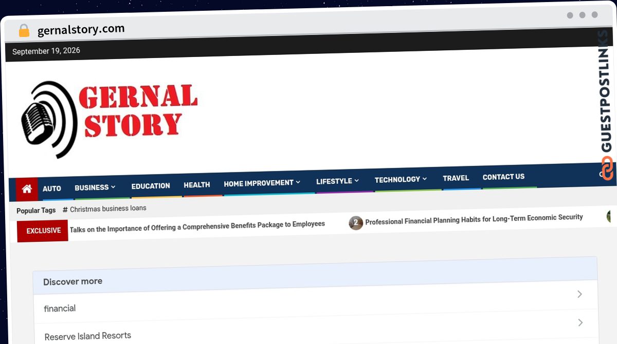 Publish Guest Post on gernalstory.com