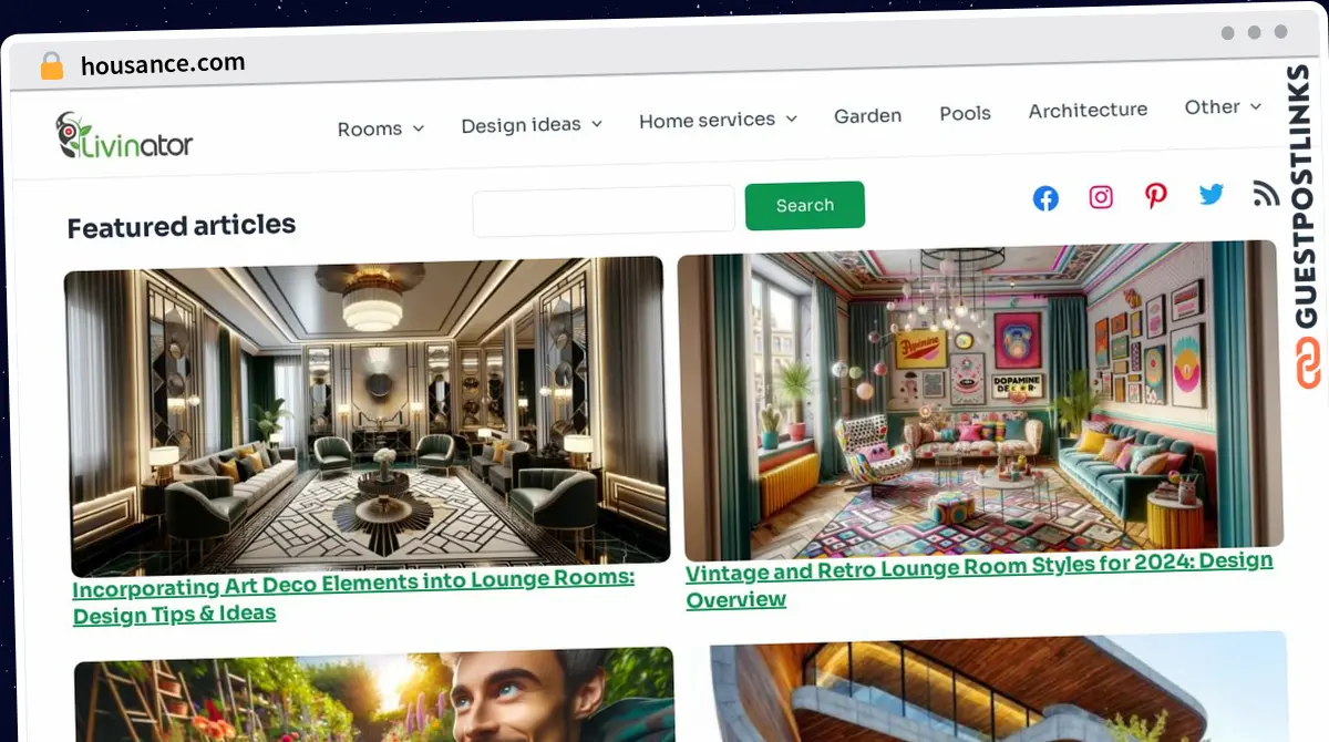 Publish Guest Post on housance.com