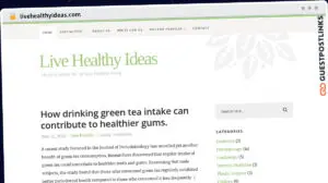 Publish Guest Post on livehealthyideas.com