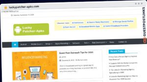 Publish Guest Post on luckypatcher-apks.com