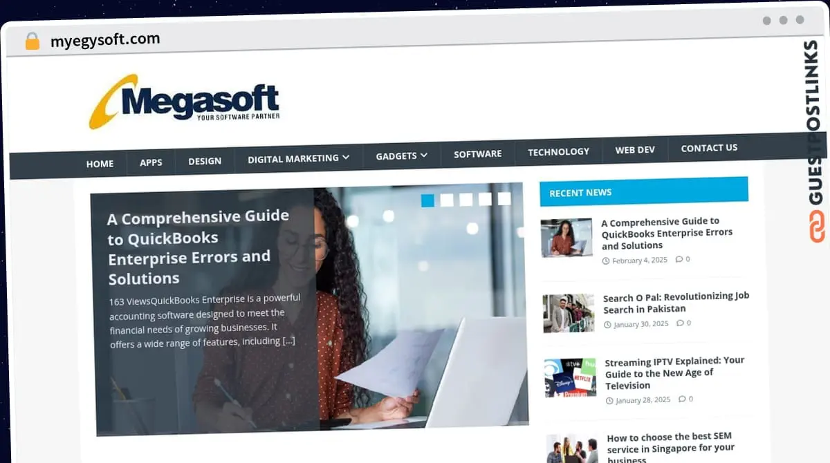 Publish Guest Post on myegysoft.com